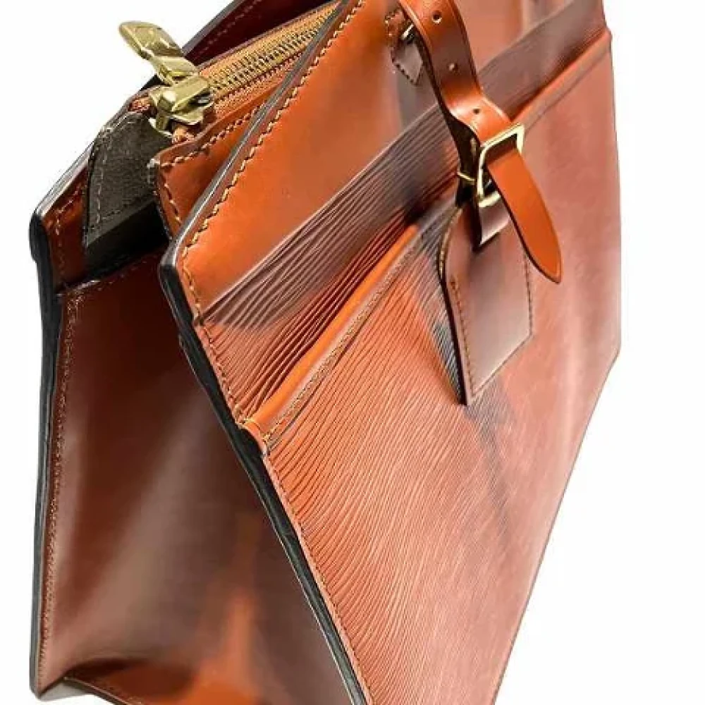 Louis Vuitton Vintage Pre-owned Leather handbags Brown Dames