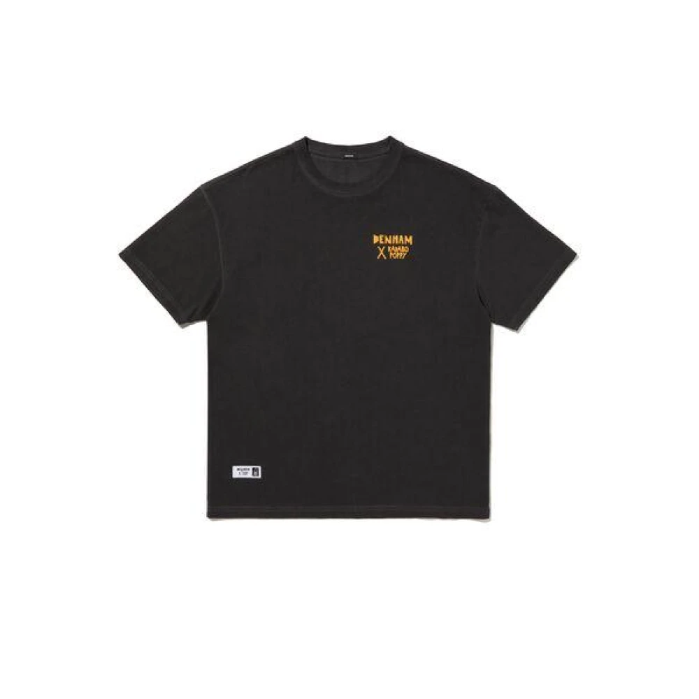 Denham Lion Box Tee Stijlvol T-shirt Black Heren