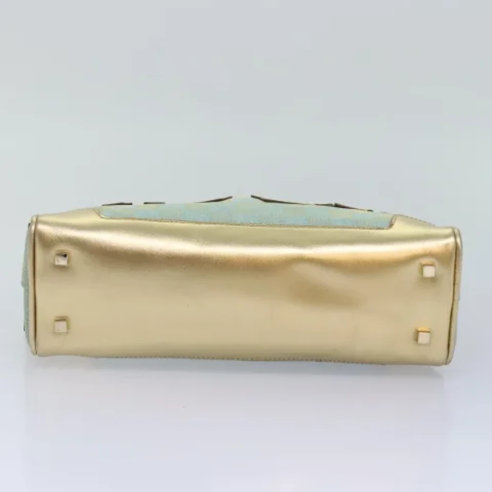Gucci Vintage Pre-owned Canvas gucci-bags Blue Dames
