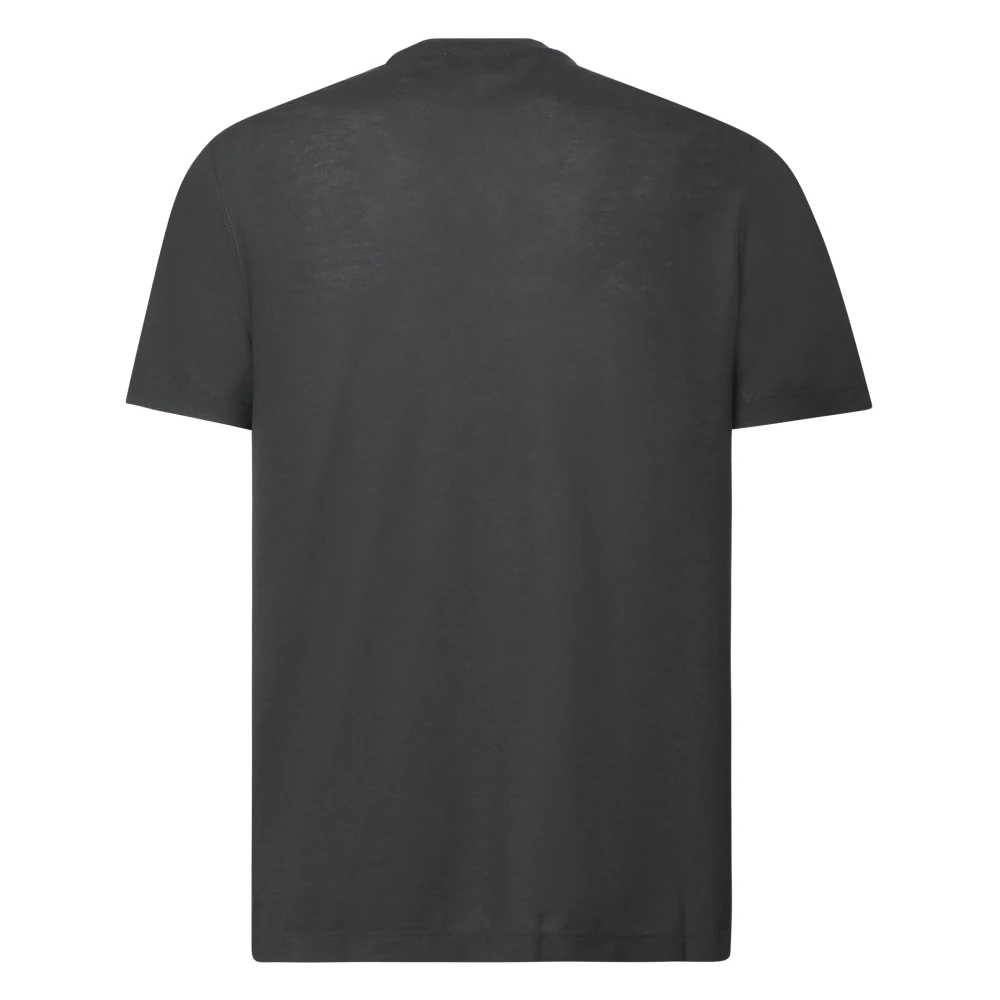 Zanone Grijze Crewneck T-shirts en Polos Gray Heren