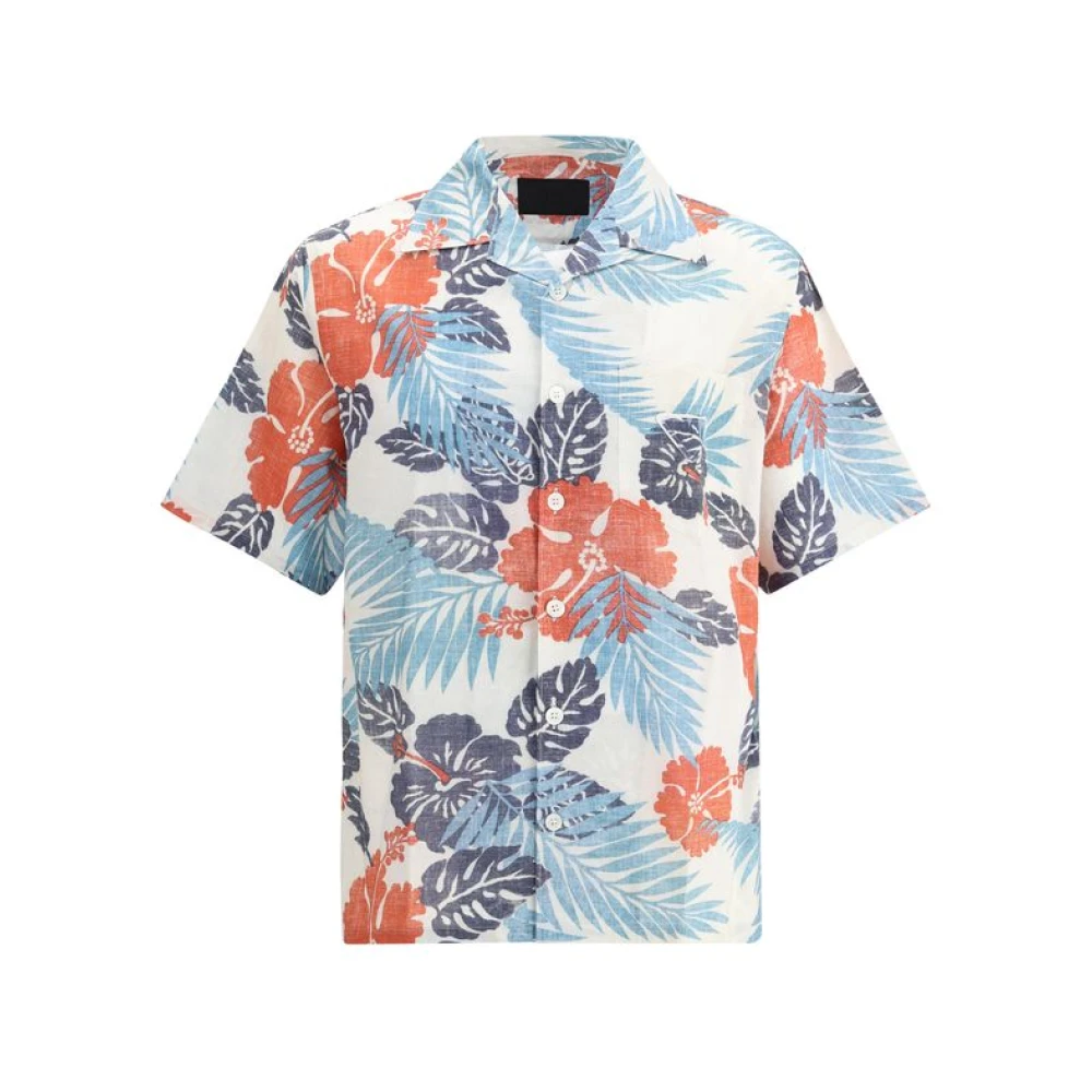 Prada Ibiscus Batista Overhemd Multicolor Heren