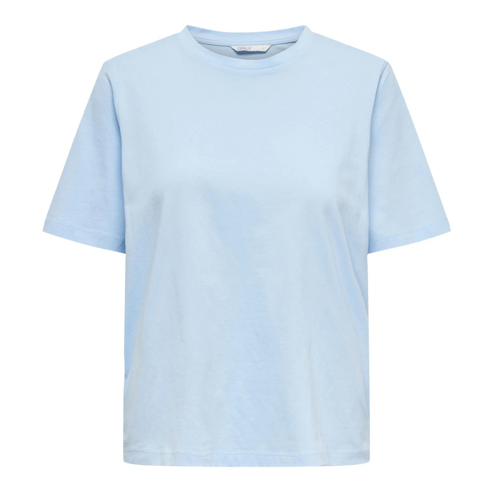 Only Heldere Hemel Basic T-Shirt Blue Dames