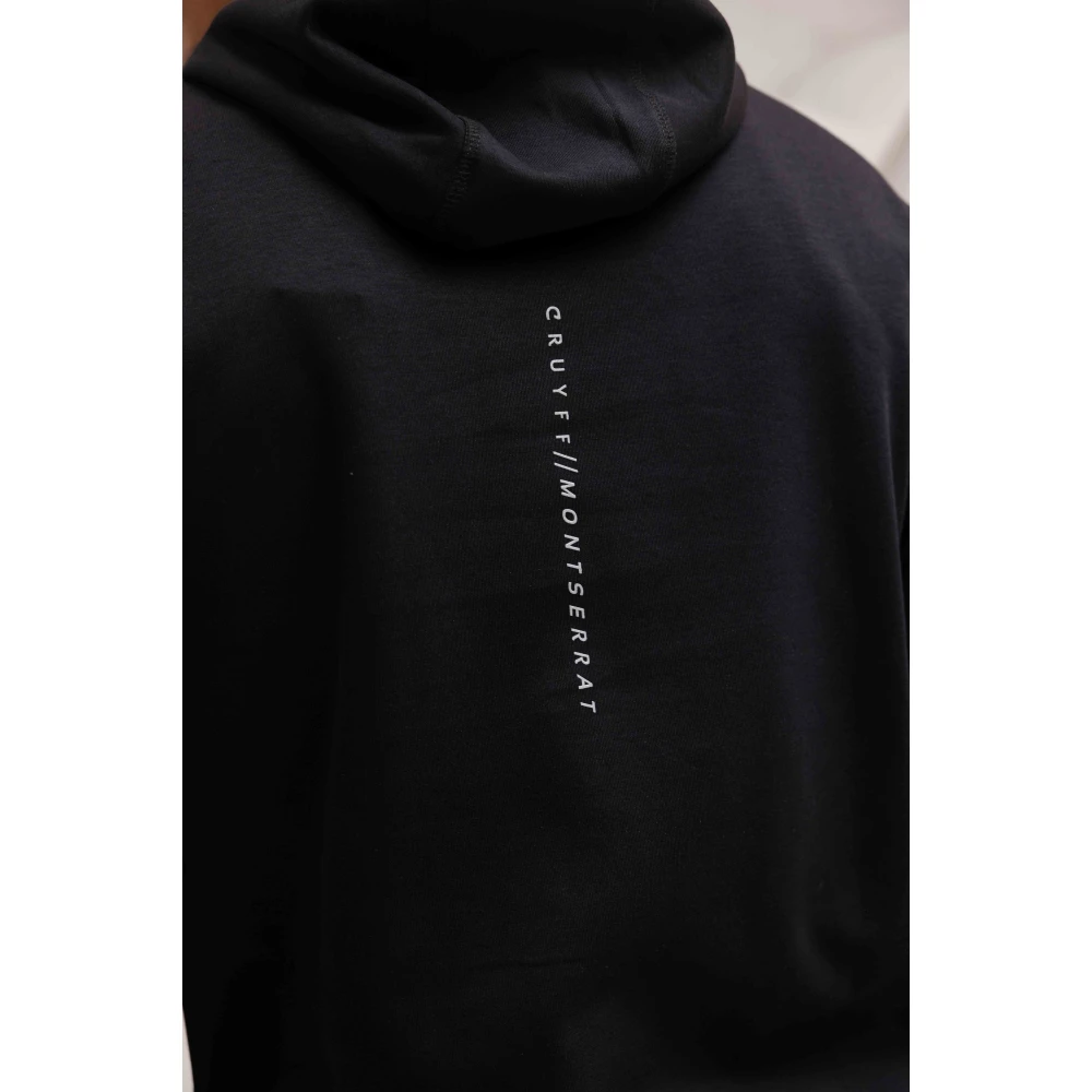 Cruyff Zwarte Meta Hoodie Heren Black Heren