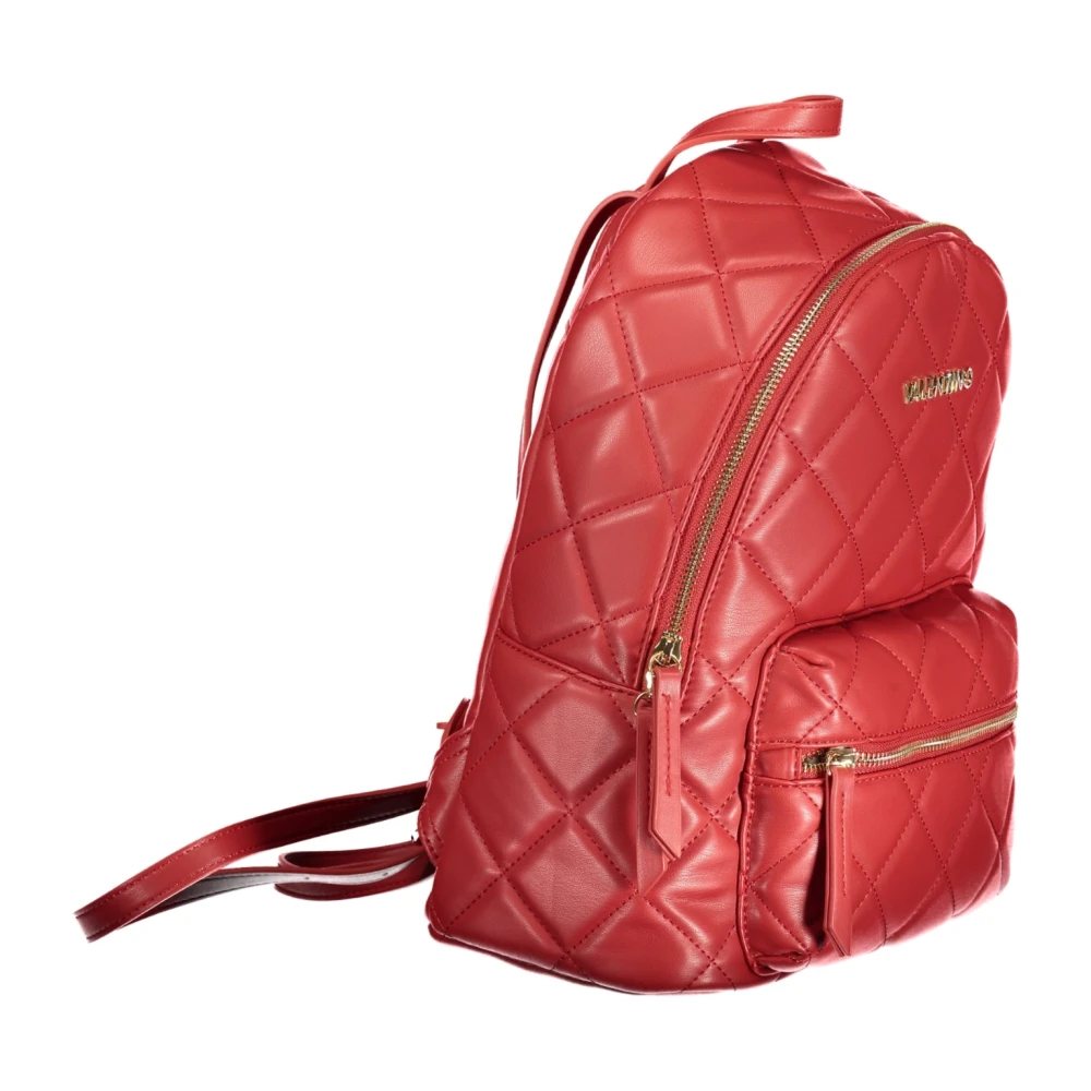 Valentino by Mario Valentino Rode Rugzak met Verstelbare Banden Red Dames