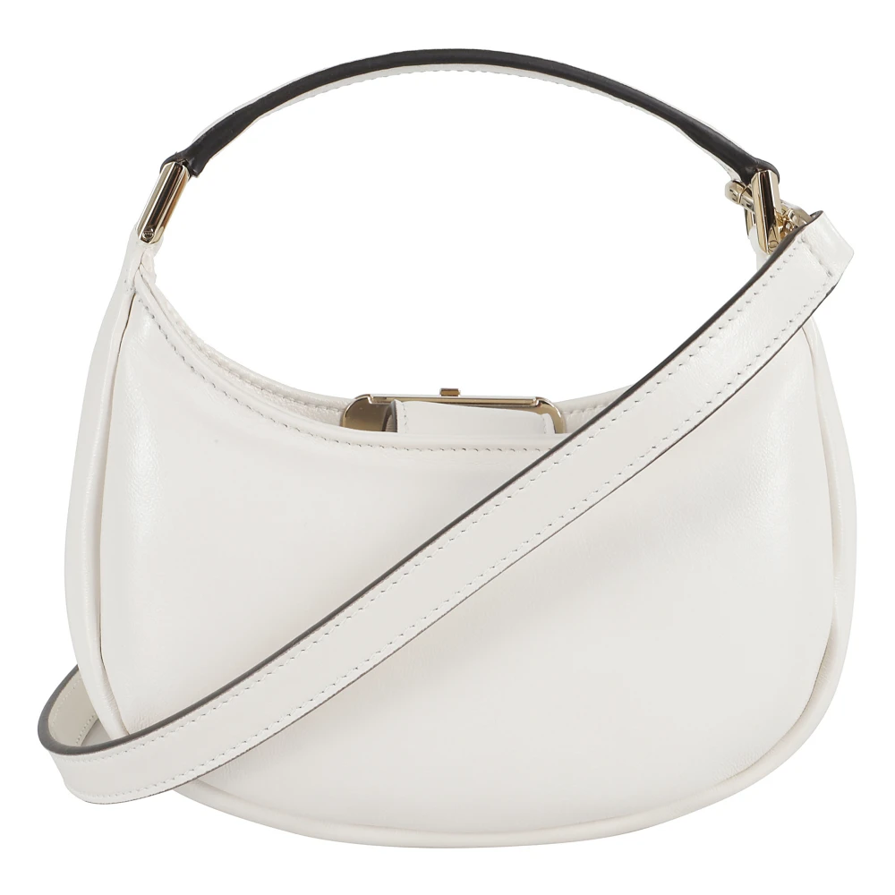 Jimmy Choo Mini Hobo Tas White Dames