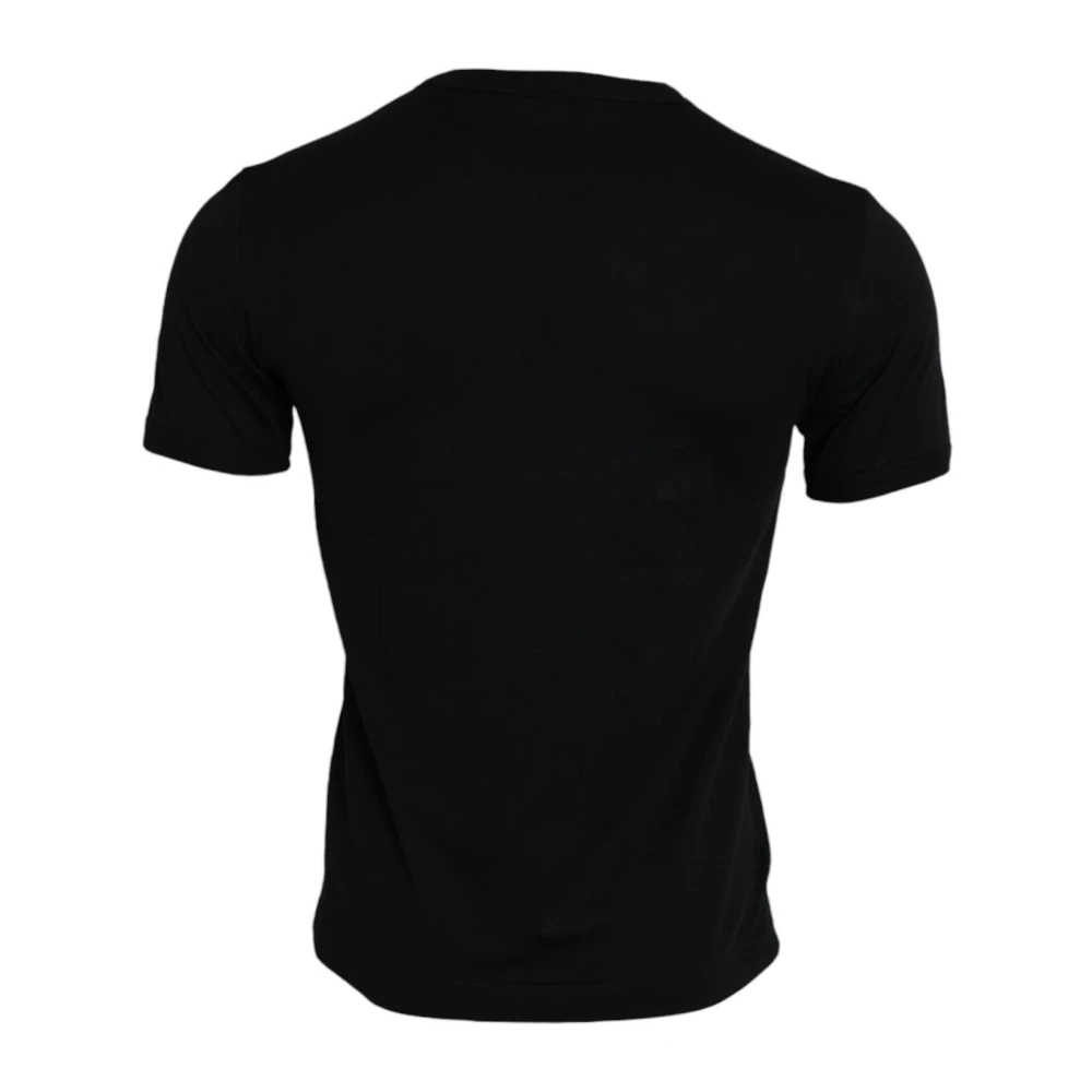 Dolce & Gabbana Katoenen Crew Neck T-shirt Black Heren