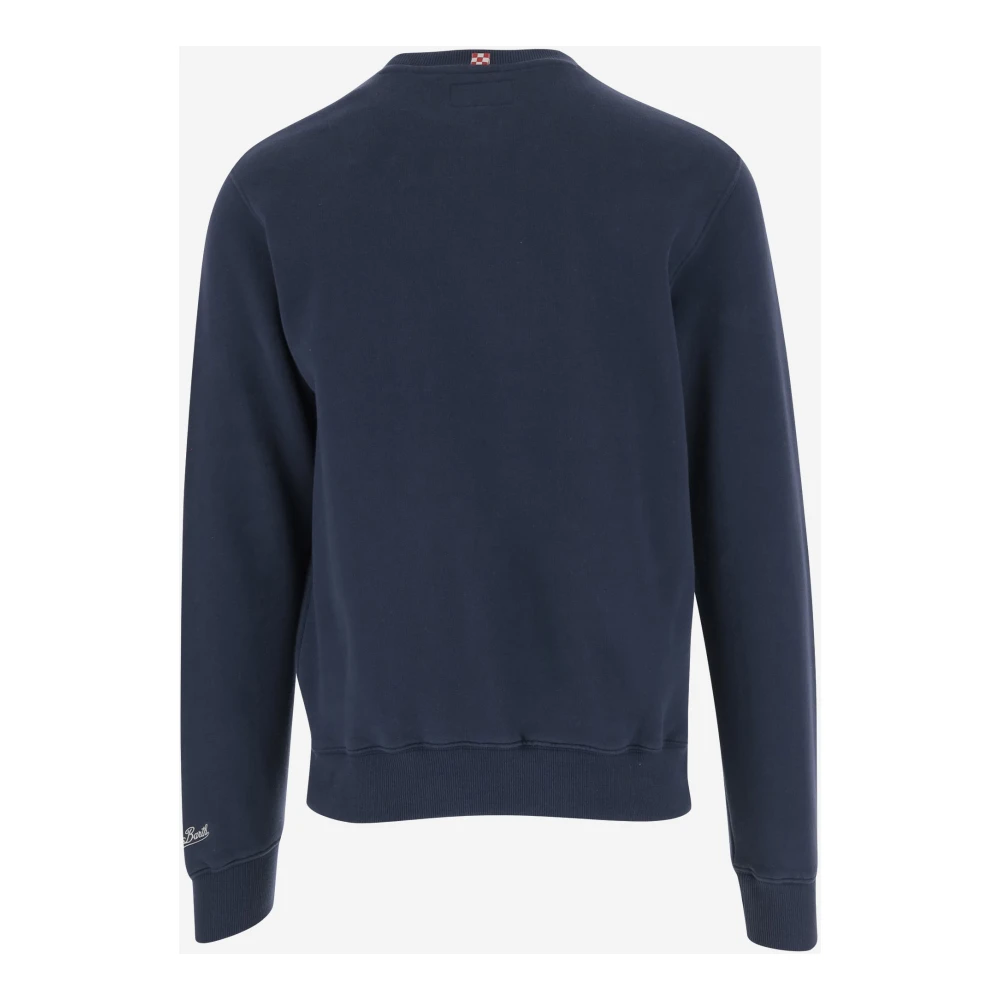 MC2 Saint Barth Snoopy Trui met Ronde Hals Blue Heren