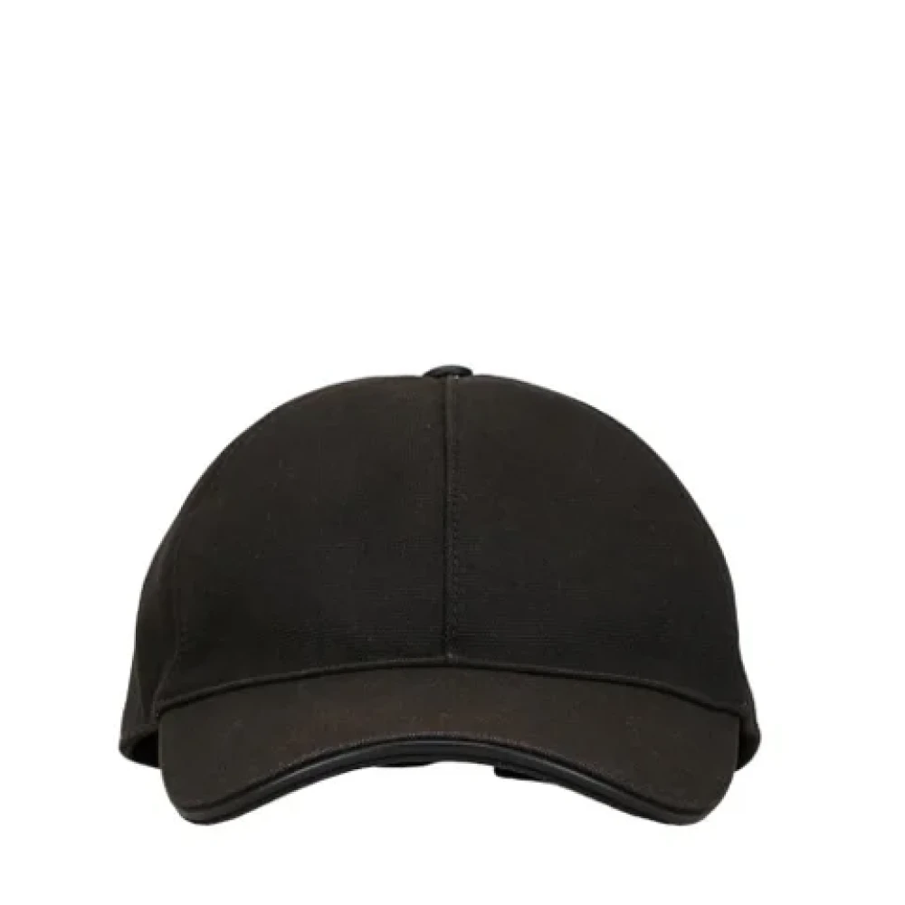 Gucci Vintage Pre-owned Canvas hats Black Dames