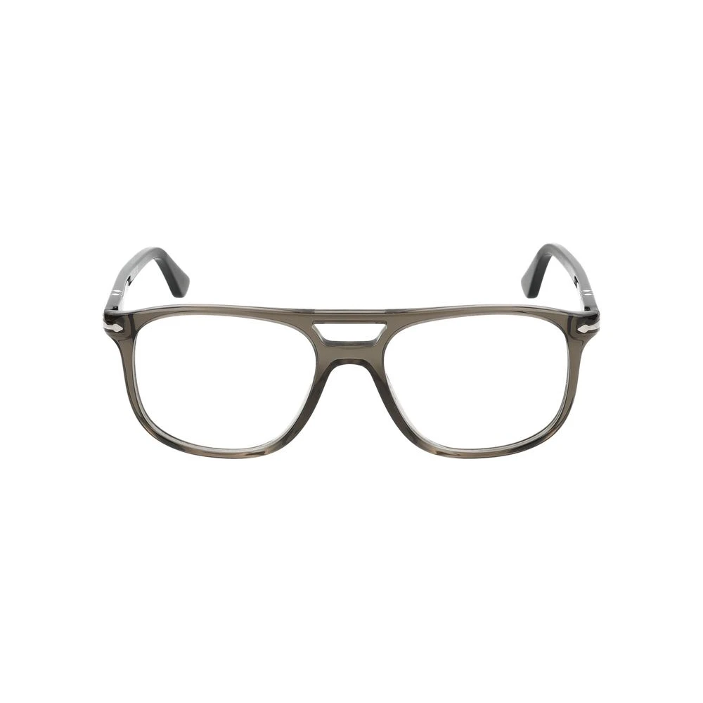 Persol Unisex Gray Greta Eyeglasses - Glasses - 52 Mm - Accessories