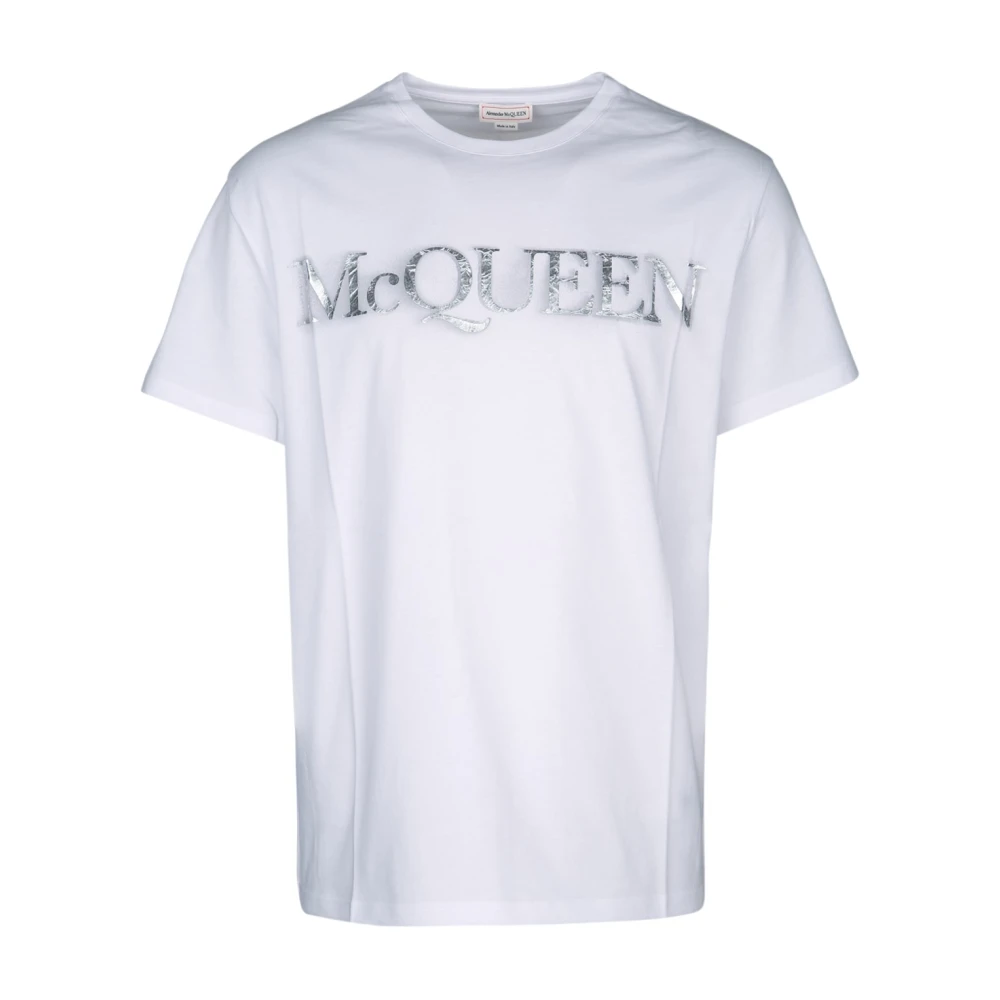 Alexander mcqueen Casual Katoenen T-Shirt voor Mannen White Heren