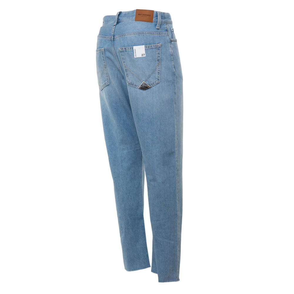 Roy Roger's Hoge Taille Lichtgewassen Girlfriend Jeans Blue Dames