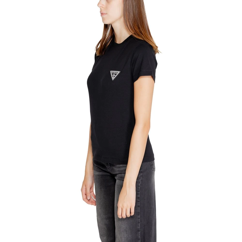 Guess Zwarte Katoenen Dames Tops Collectie Black Dames