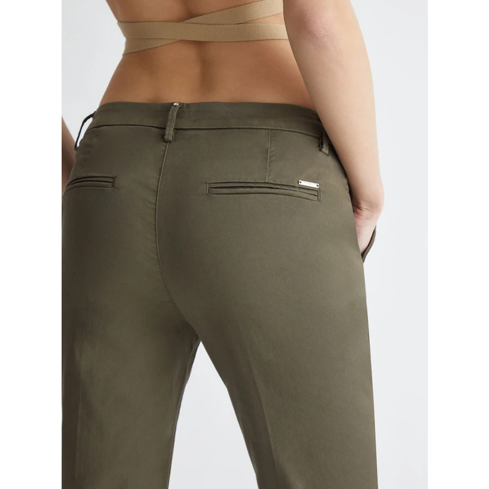 Liu Jo Olivander Groene Chino Broek Green Dames