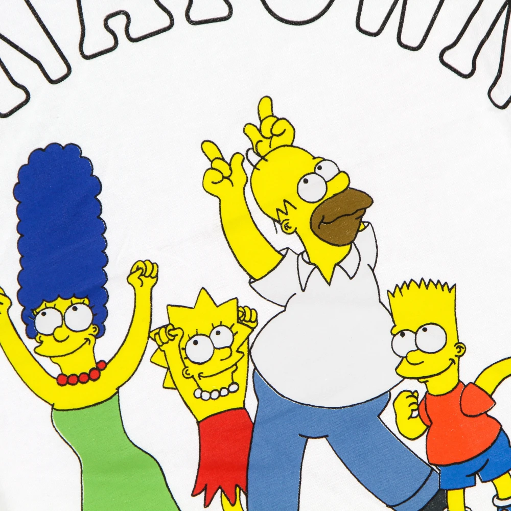 Market The Simpsons Witte Familie Tee White Heren