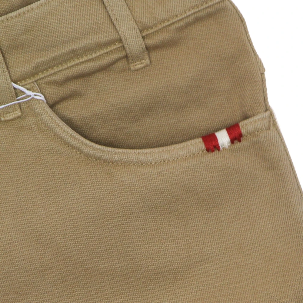 Amish Heren Bermuda Jeans Beige Straight Fit Beige Heren