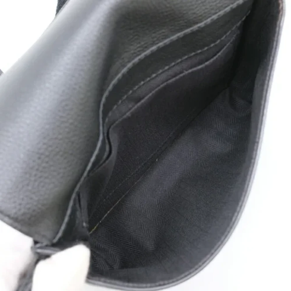 Loewe Pre-owned Leather crossbody-bags Black Dames