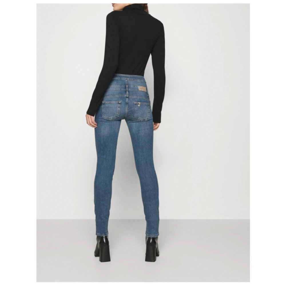 Liu Jo Rampy High Waist Skinny Jeans Blue Dames