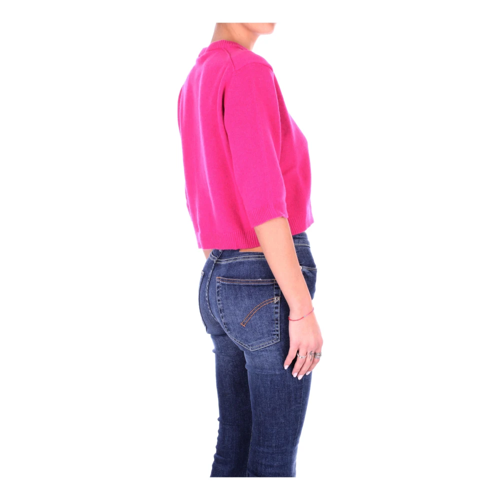 Semicouture Stijlvolle Sweaters Pink Dames