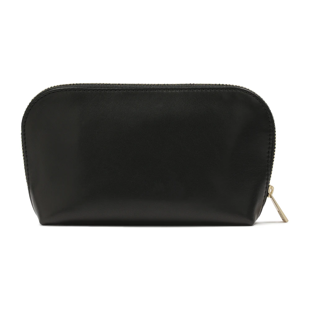Kazar monogramleren cosmetische ritstas Black Dames