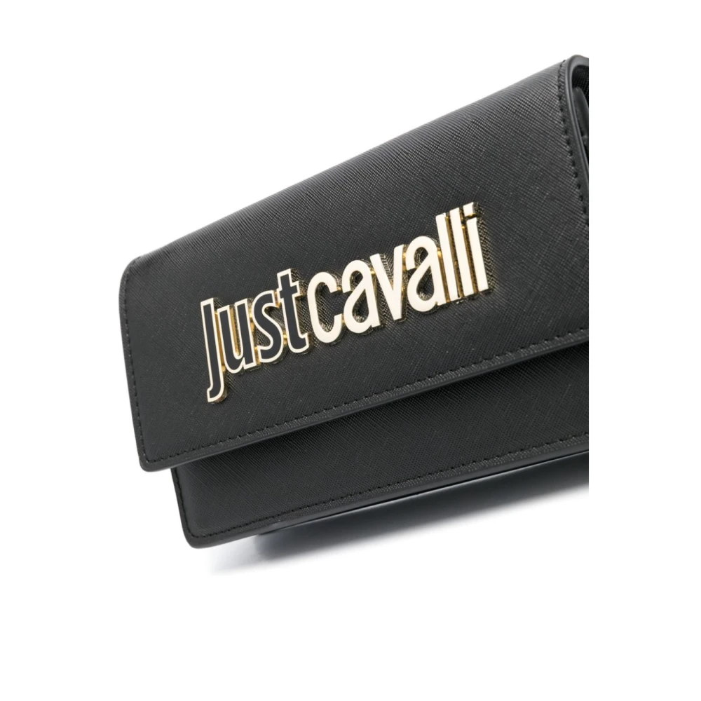 Just Cavalli Zwarte Portemonnees voor Vrouwen Black Dames