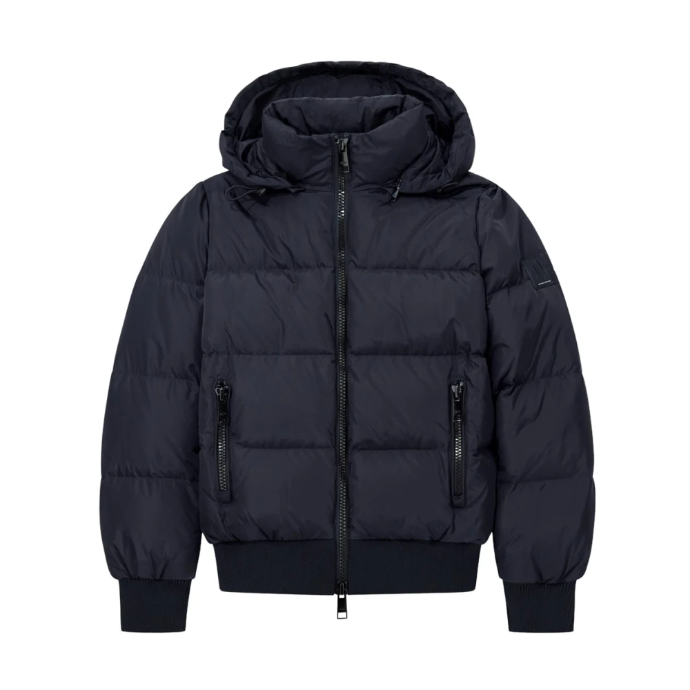 Armani Exchange Quilted Hooded Down Jacket - Female - Down Jackets - Black - S - Jackets - Image 2