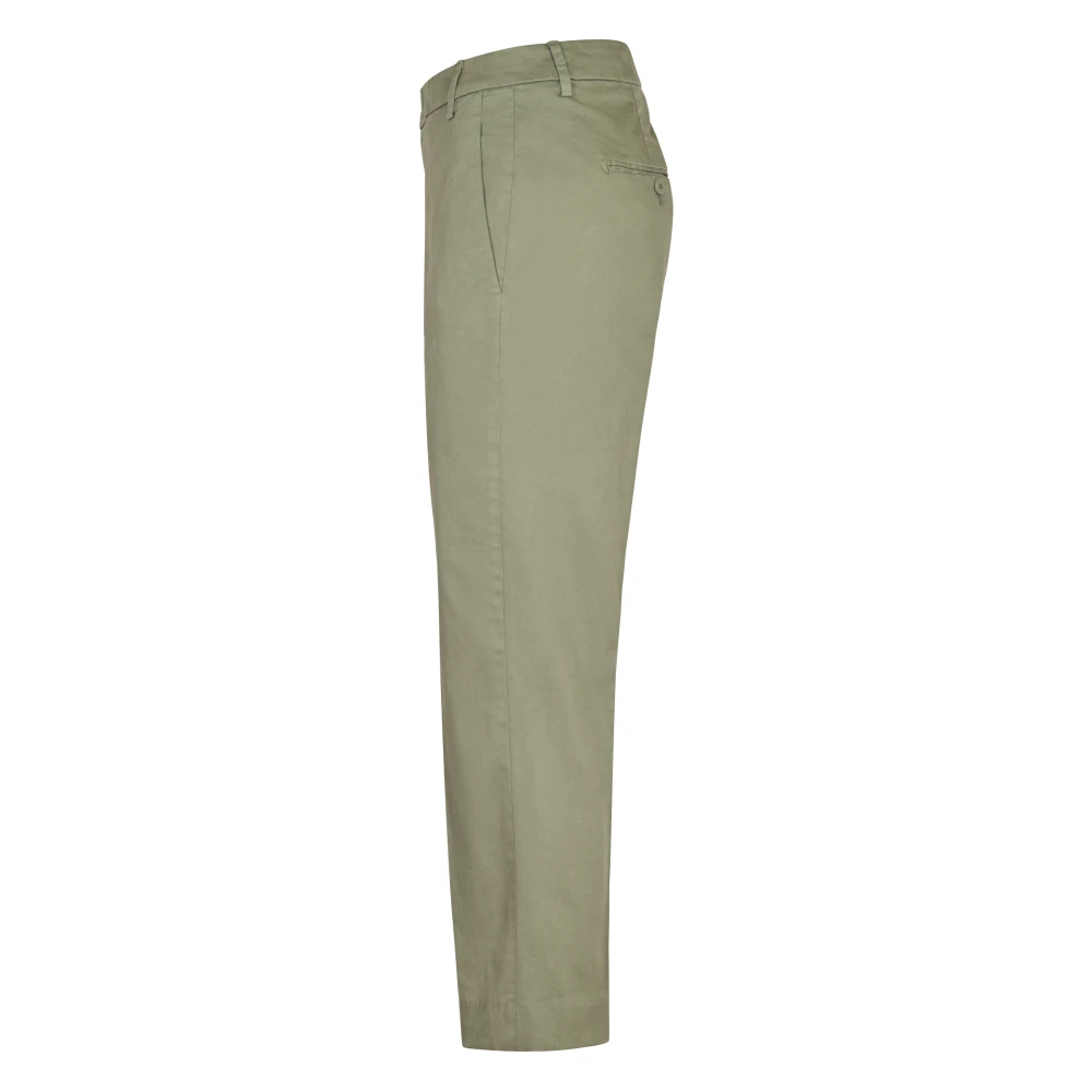 Dondup Nima ZIP Broek Green Dames