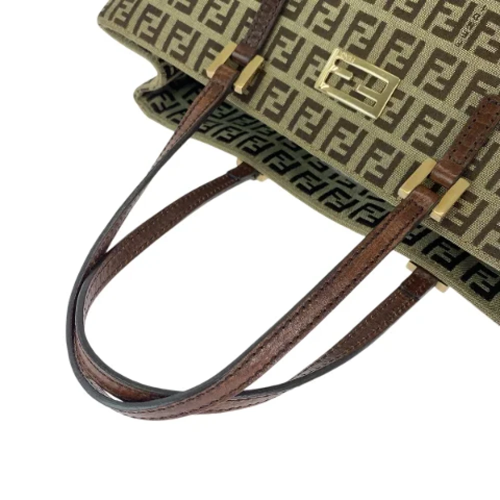 Fendi Vintage Pre-owned Canvas totes Brown Dames