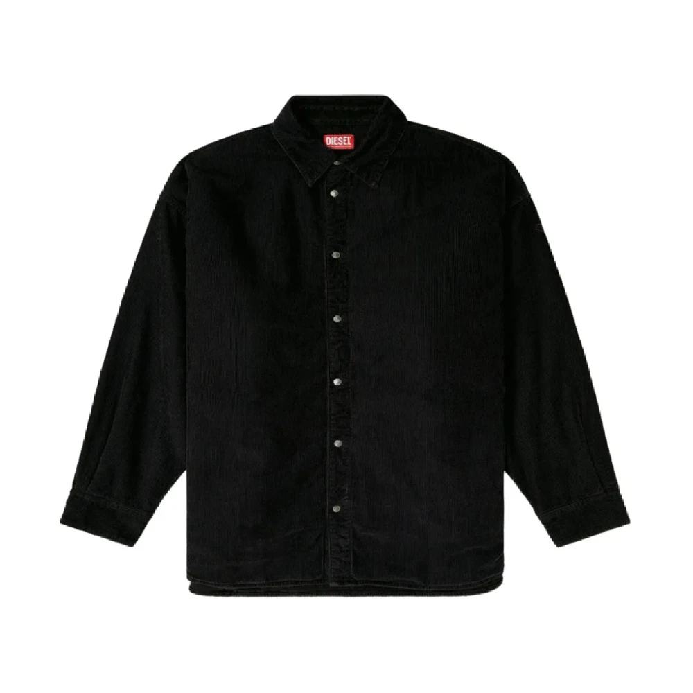 Diesel Men's Black S-Baggy Padd Camicia