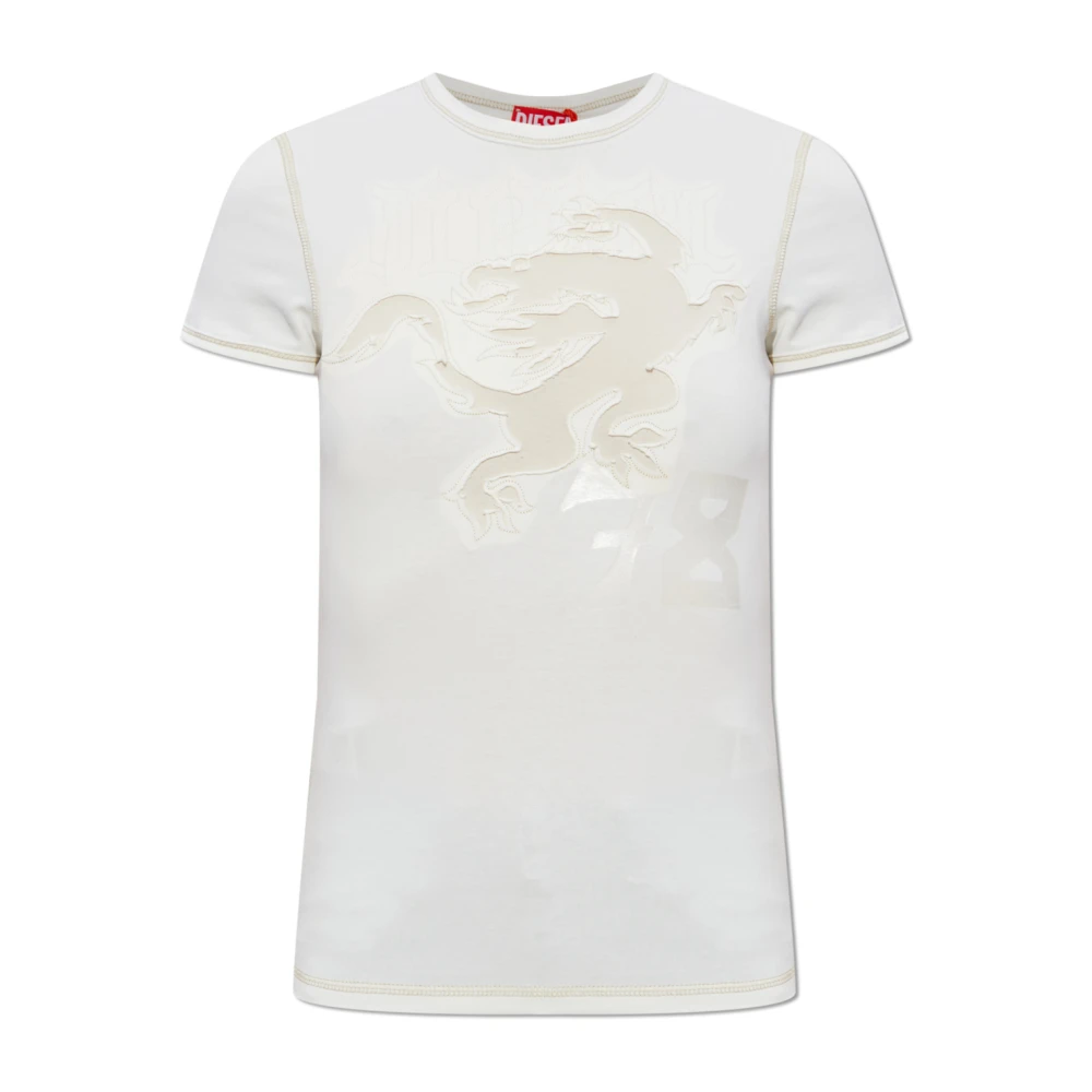 Diesel Donna Bianco Top, 2XS, New,