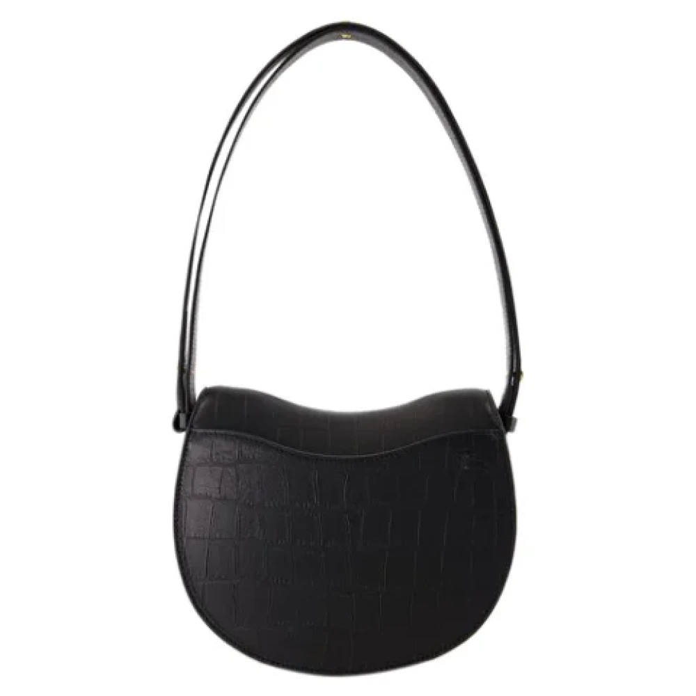 Burberry Leather handbags Black Dames