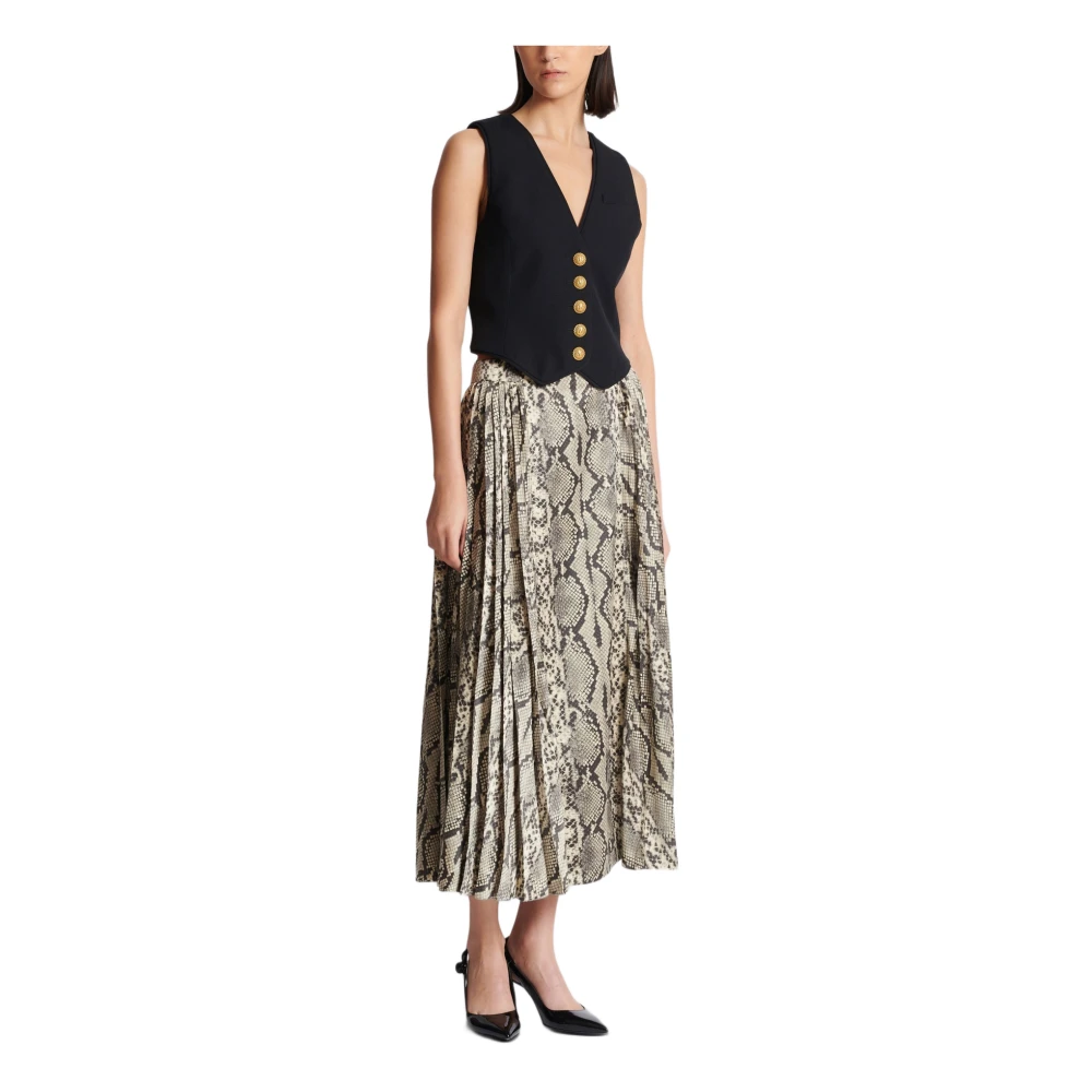 Balmain Mouwloos vest Black Dames