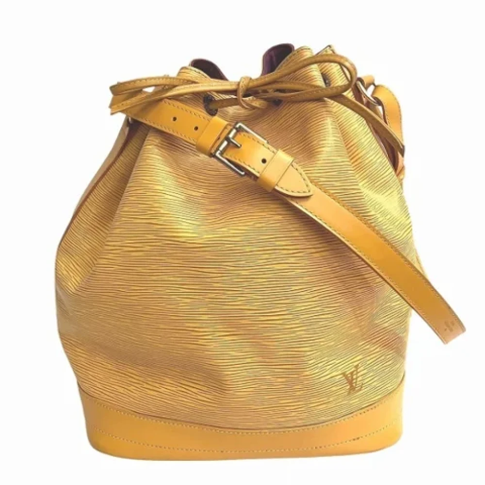 Louis Vuitton Vintage Pre-owned Leather shoulder-bags Yellow Dames