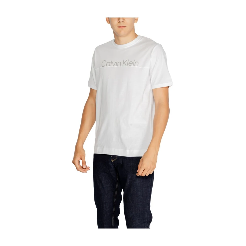 Calvin Klein Sportief katoenen T-shirt Herfst Winter Collectie White Heren