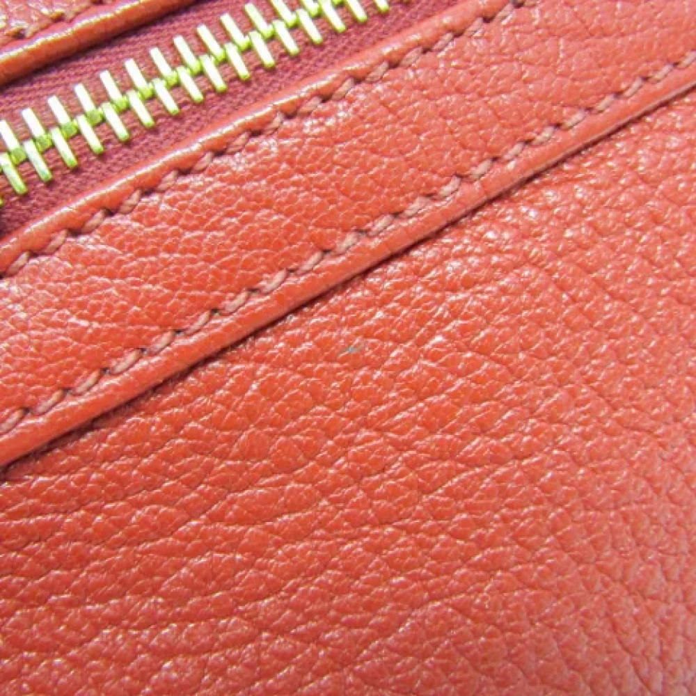 Miu Pre-owned Leather shoulder-bags Red Dames