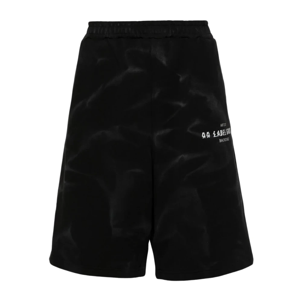 44 Label Group Diagonale Jersey Felpa Runway Stijl Black Heren