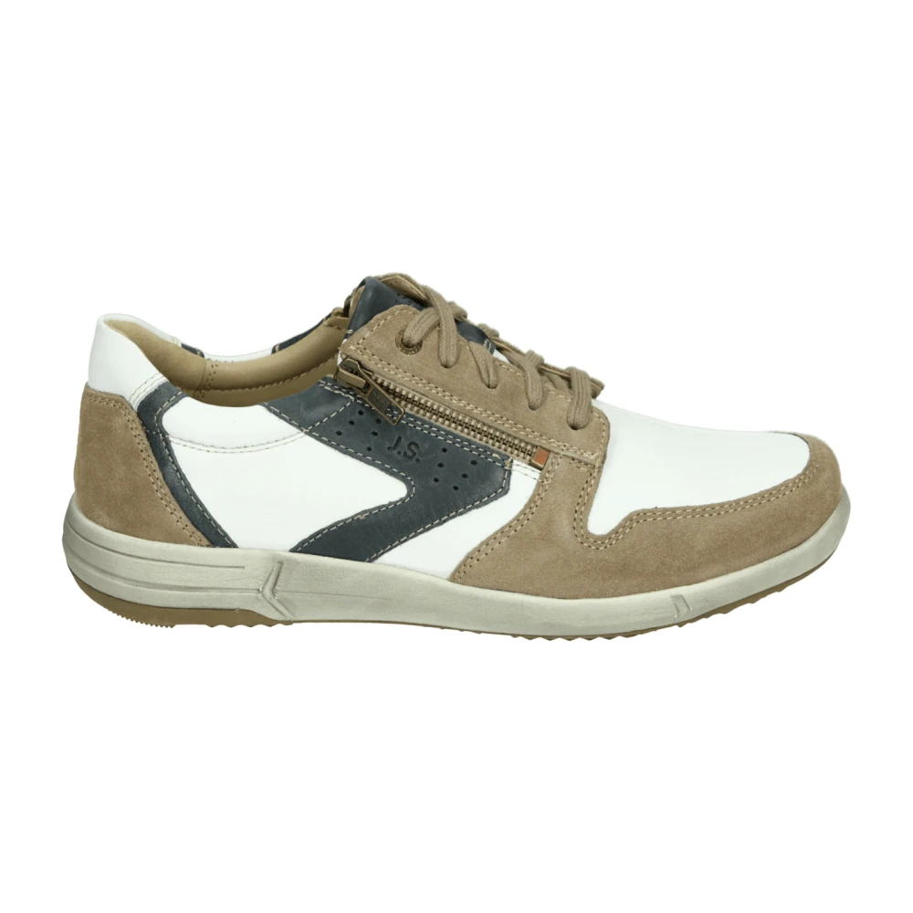 Josef Seibel Casual Leren Sneakers Heren Schoenen Veelkleurig Multicolor