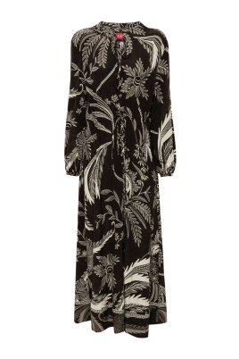 botanical-print-silk-dress