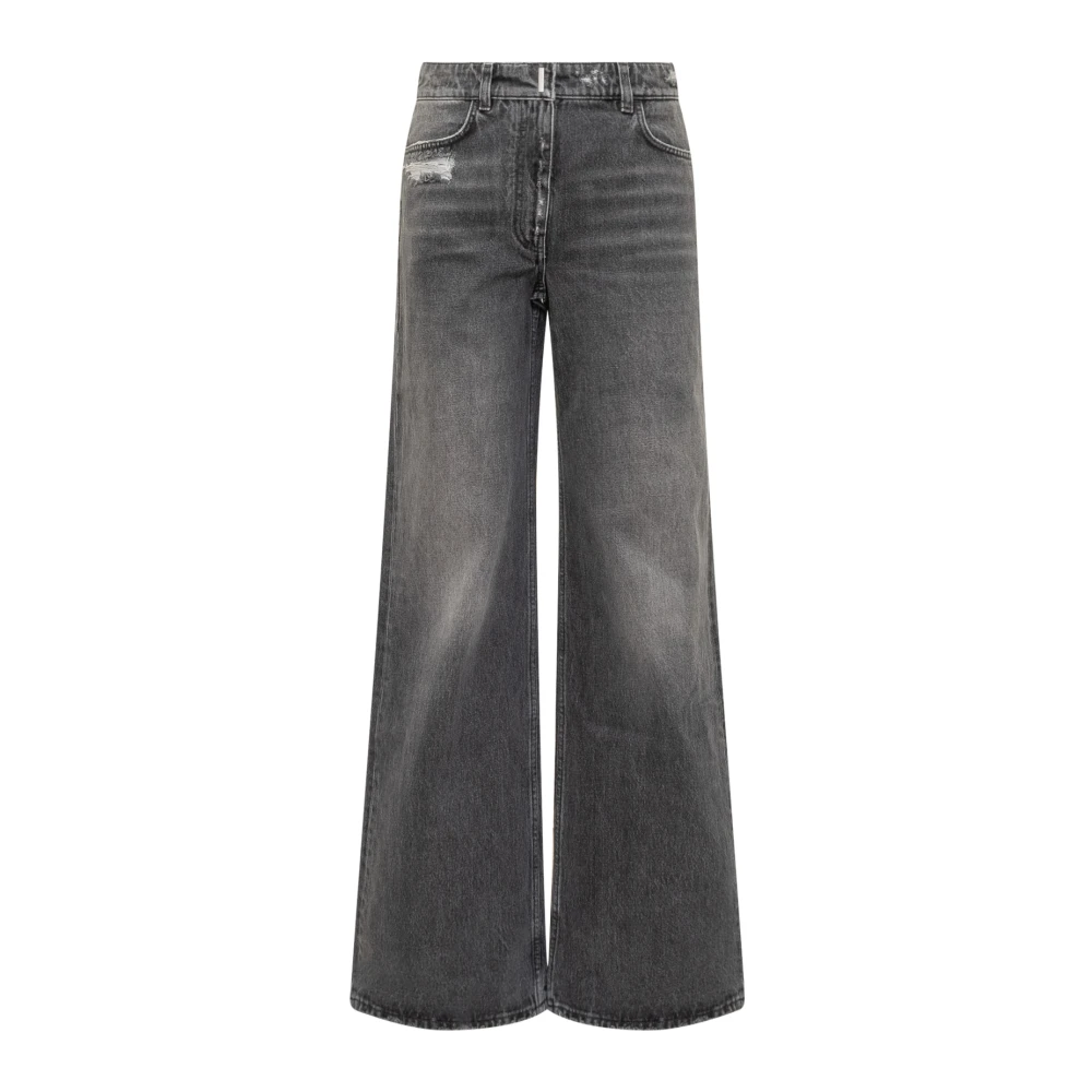 Givenchy Wide Jeans Black Dames