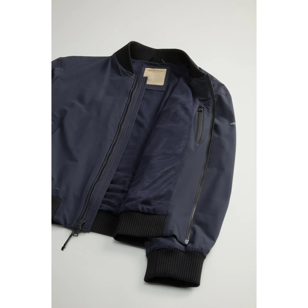 Woolrich Klassieke Bomberjack Blue Heren