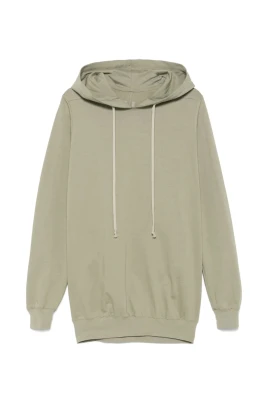 Grön Casual Bomull Hoodie Tröja