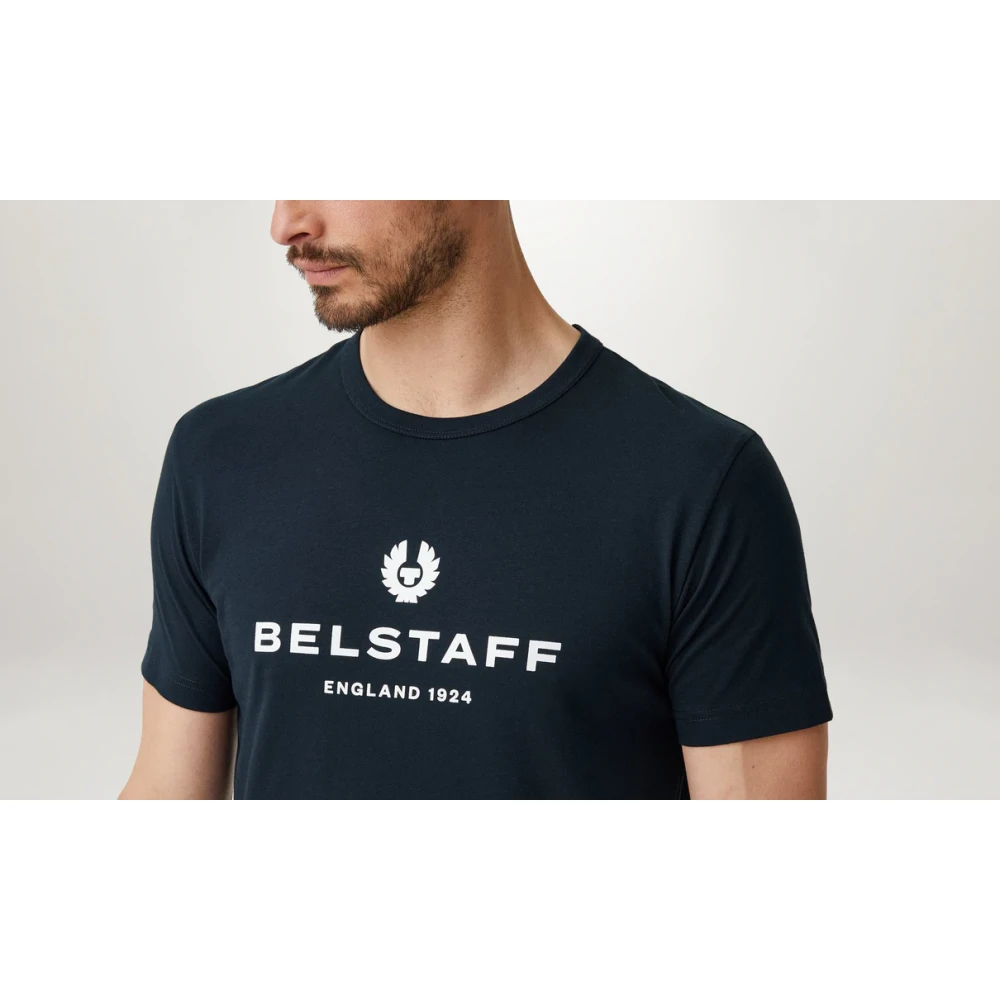 Belstaff 1924 Donker Ink T-Shirt Blue Heren