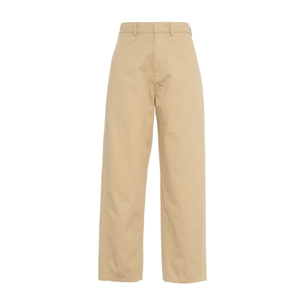 Jucca Beige Baggy Jeans voor Vrouwen Beige Dames