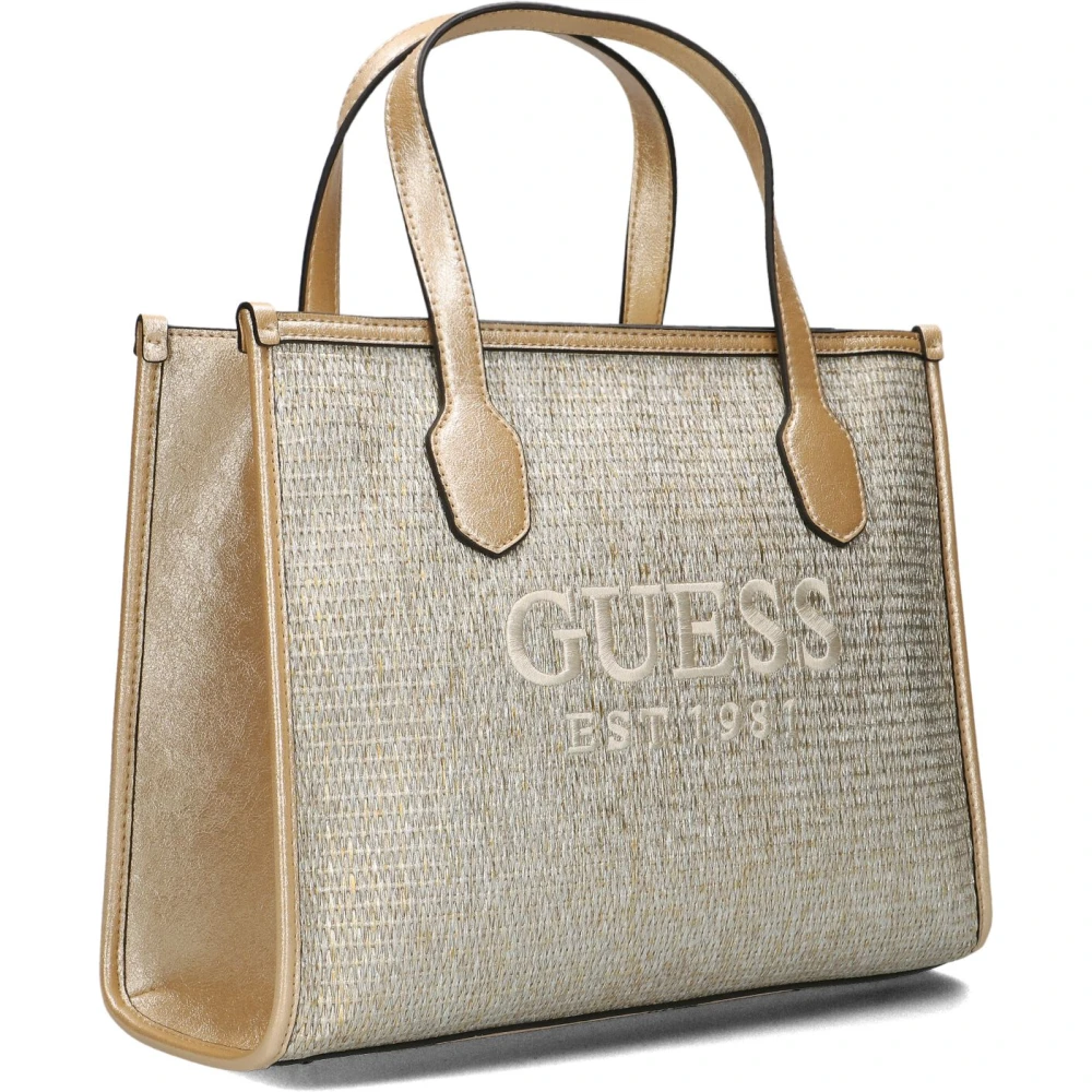 Guess Silvana 2 Compartiment Tote Handtas Yellow Dames