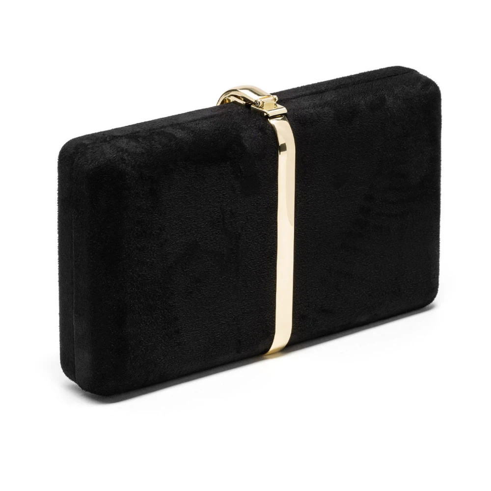 Kazar Dames zwarte clutch tas Black Dames