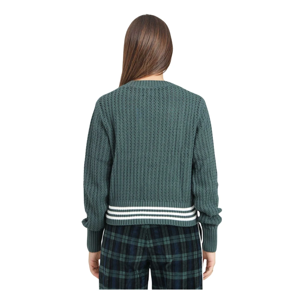 adidas Originals Tartan Gebreide Vest Groen Vrouwen Green Dames