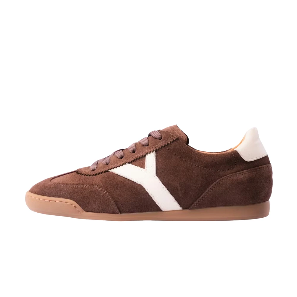 Sneaky Steve Milwaukee Slim Suede Dames Schoenen Bruin