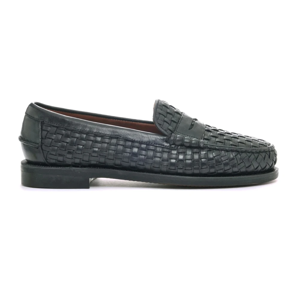 Sebago Men's Black Loafers, 7 Uk, Otis Moccasin