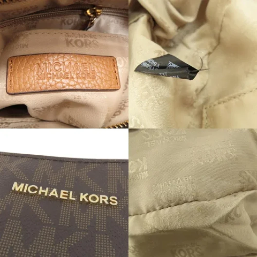 Michael Kors Pre-owned Canvas shoulder-bags Brown Dames
