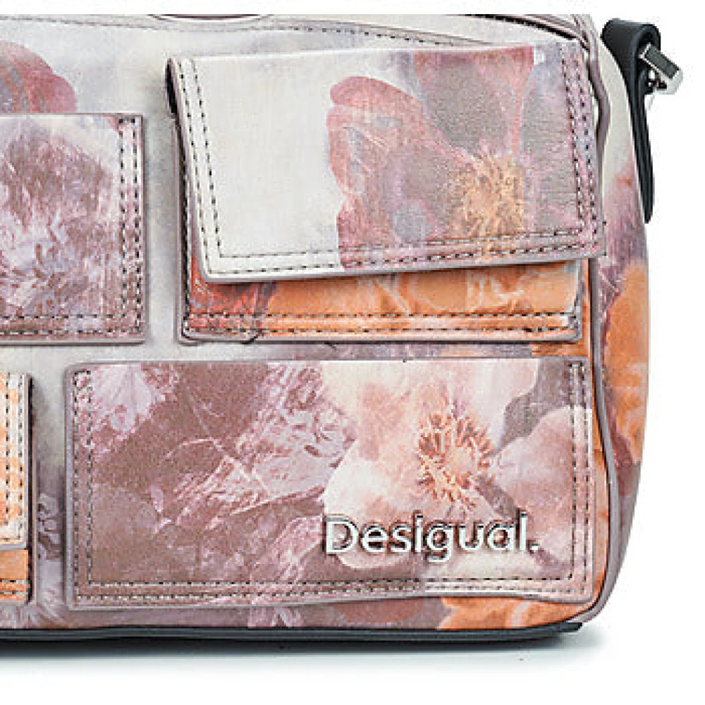 Desigual Kleurrijke Schoudertas Zak Bloesem Mini Multicolor Dames