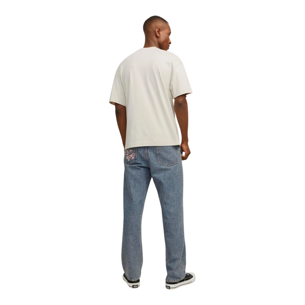 jack & jones Urban Edge Casual T-Shirt Gray Heren